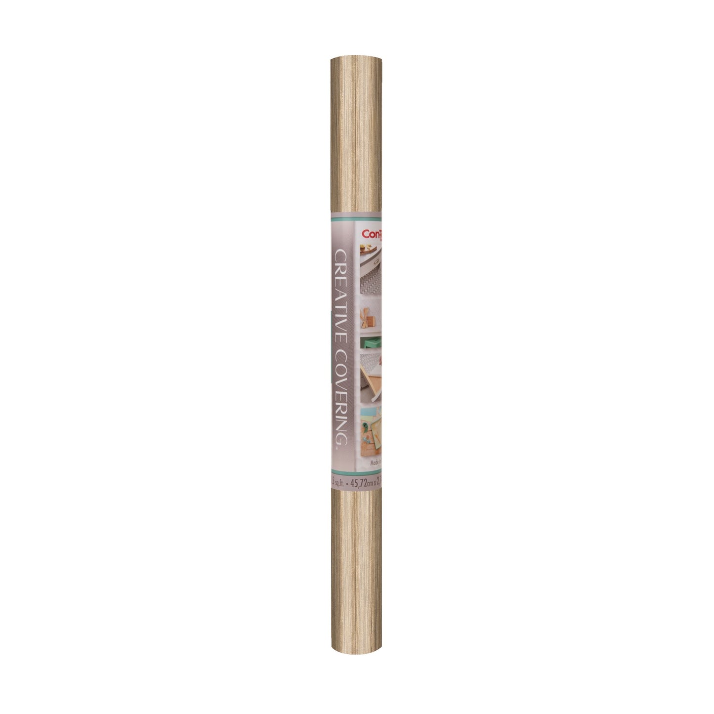 Con-Tact® Brand Creative Covering™ – Removable Self-Adhesive Shelf Liner, Golden Brown Oak