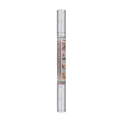 Con-Tact® Brand Creative Covering™ – Removable Self-Adhesive Shelf Liner, Labyrinth Gray