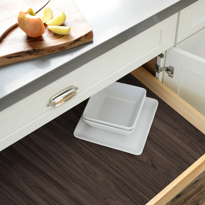 Con-Tact® Brand Creative Covering™ – Removable Self-Adhesive Shelf Liner, Woodgrains New Walnut