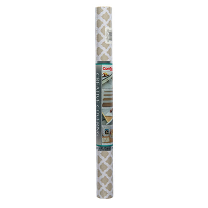 Con-Tact® Brand Creative Covering™ – Removable Self-Adhesive Shelf Liner, Talisman Pale Gray