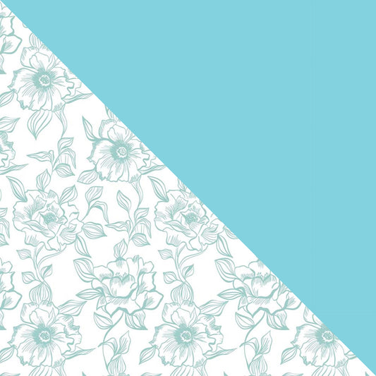 Serenity Collection Self Adhesive Duo-Packs, Teal/English Rose Blue