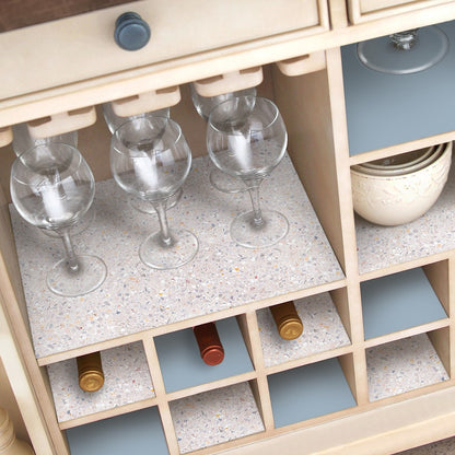 Con-Tact® Brand Creative Covering™ Duo Pack – Removable Self-Adhesive Shelf Liner, Ocean Blue/Terrazzo Blush