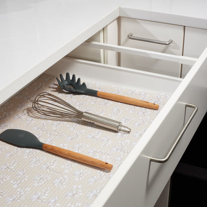 Con-Tact® Brand Grip Prints Premium™, Non-Adhesive, Breezy Oatmeal