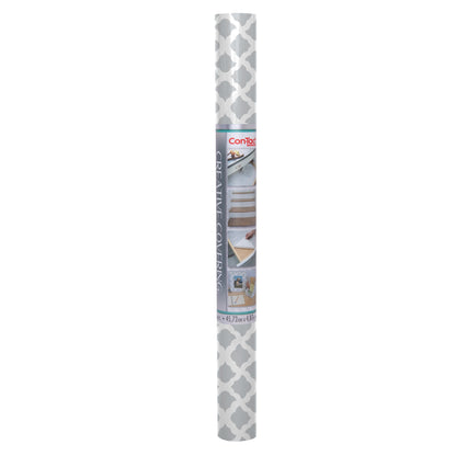 Con-Tact® Brand Creative Covering™ – Removable Self-Adhesive Shelf Liner, Talisman Glacier Gray