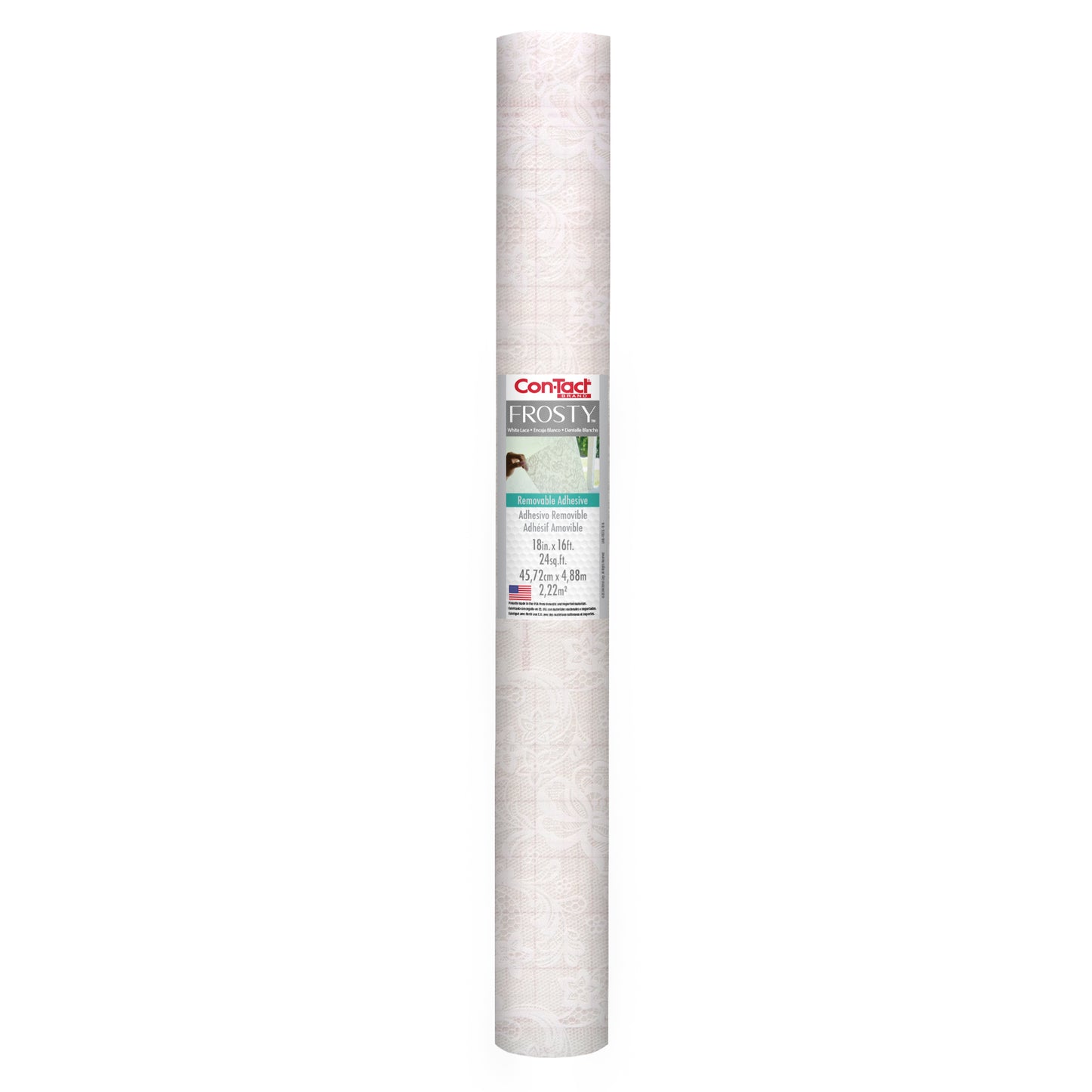 Clear Cover™ Frosty™ White Lace Self-Adhesive