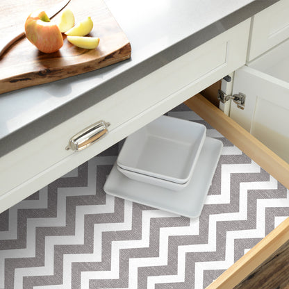 Con-Tact® Brand Creative Covering™ Textured Chevron Gray