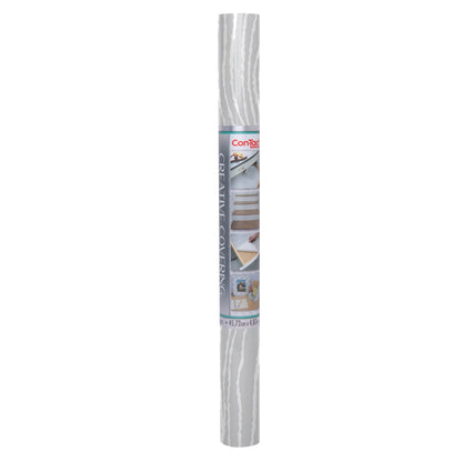 Con-Tact® Brand Creative Covering™ – Removable Self-Adhesive Shelf Liner, Woodgrains Simple Woodgrain Gray