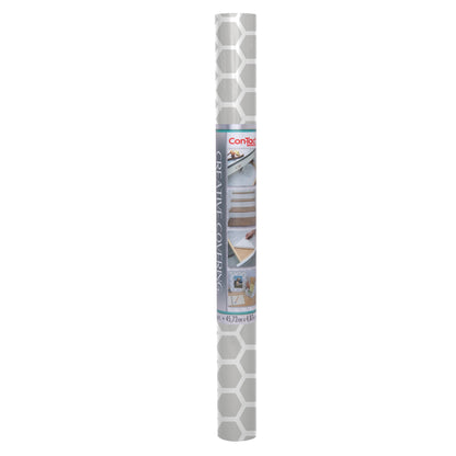 Con-Tact® Brand Creative Covering™ Simple Honeycomb Gray