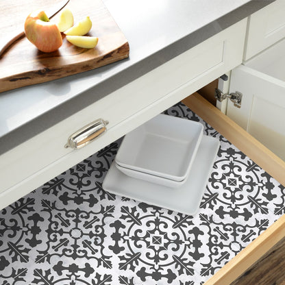 Con-Tact® Brand Creative Coverings™ Carrara Tile Charcoal