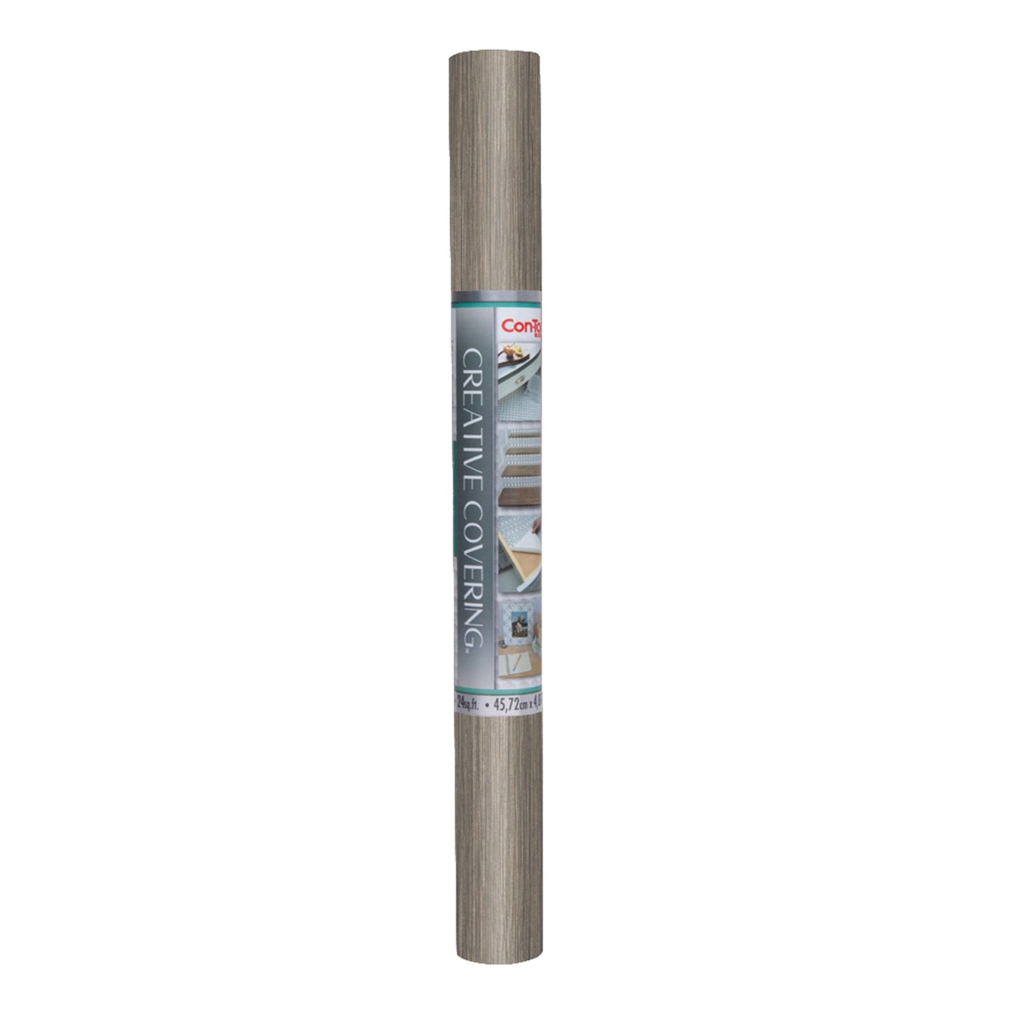 Con-Tact® Brand Creative Covering™ – Removable Self-Adhesive Shelf Liner, Woodgrains Rustic Gray Oak