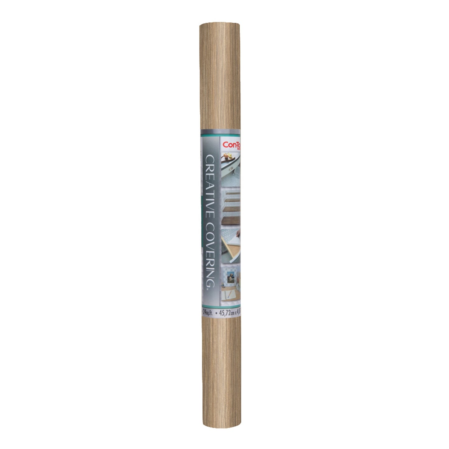 Con-Tact® Brand Creative Covering™ – Removable Self-Adhesive Shelf Liner, Golden Brown Oak