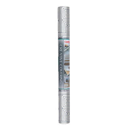 Con-Tact® Brand Creative Covering™ – Removable Self-Adhesive Shelf Liner, Labyrinth Gray