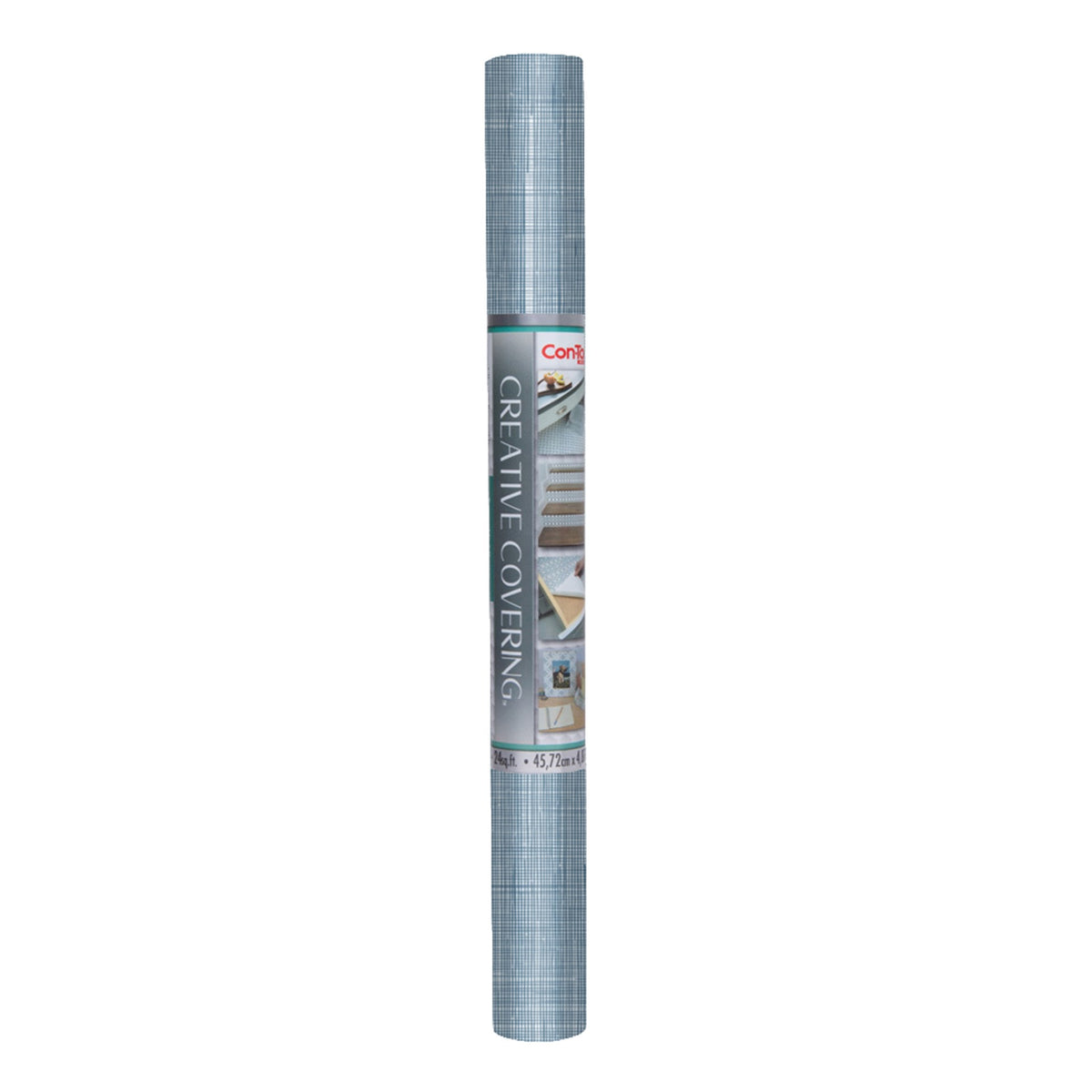 Con-Tact® Brand Creative Covering™ – Removable Self-Adhesive Shelf Liner, Shantung Misty Blue