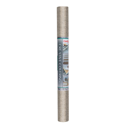 Con-Tact® Brand Creative Covering™ – Removable Self-Adhesive Shelf Liner, Tan Canvas