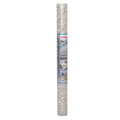 Con-Tact® Brand Creative Covering™ – Removable Self-Adhesive Shelf Liner, Terrazzo Beige Stone