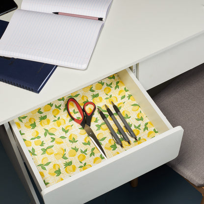 Con-Tact® Brand Grip Prints™, Non-Adhesive, Country Lemon