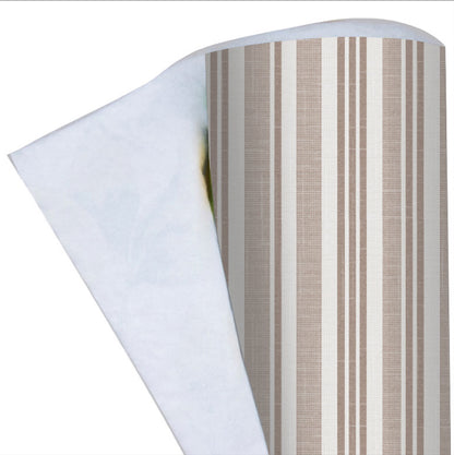 Con-Tact® Brand Yard Goods – Pre-Cut , Linen Stripes Brown