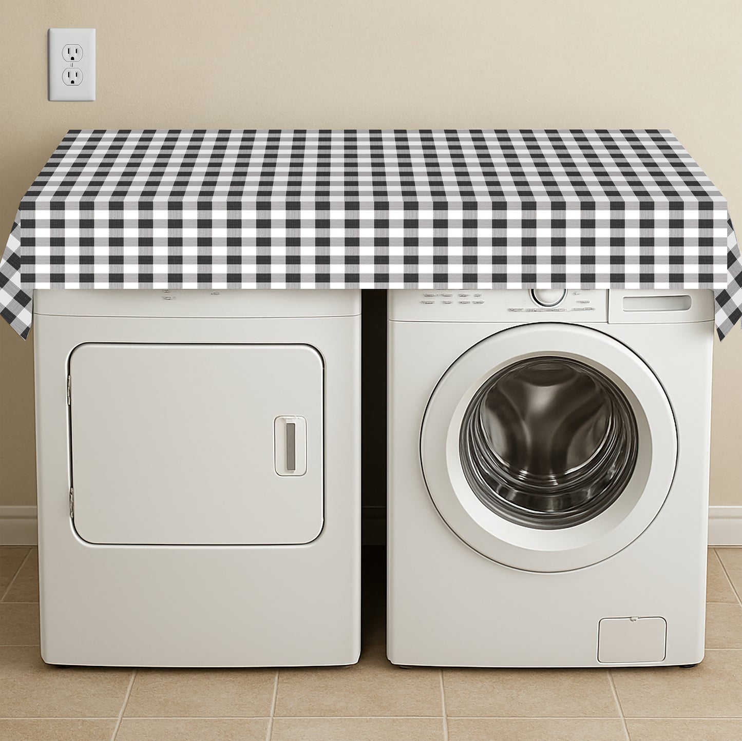 Con-Tact® Brand Yard Goods – Pre-Cut , Linen Gingham Black Gray