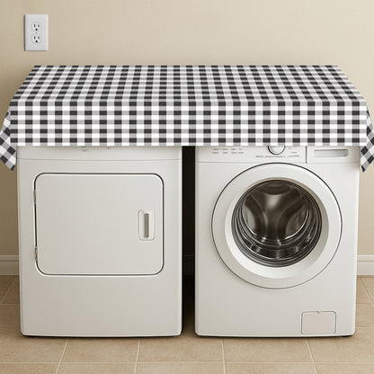 Con-Tact® Brand Yard Goods – Pre-Cut , Linen Gingham Black Gray