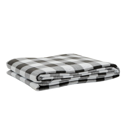 Con-Tact® Brand Yard Goods – Pre-Cut , Linen Gingham Black Gray