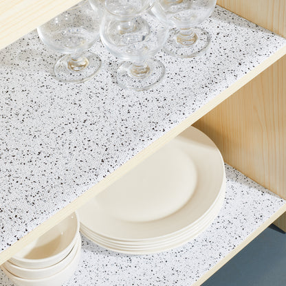 Con-Tact® Brand Grip Prints™, Non-Adhesive, Granite Black & White