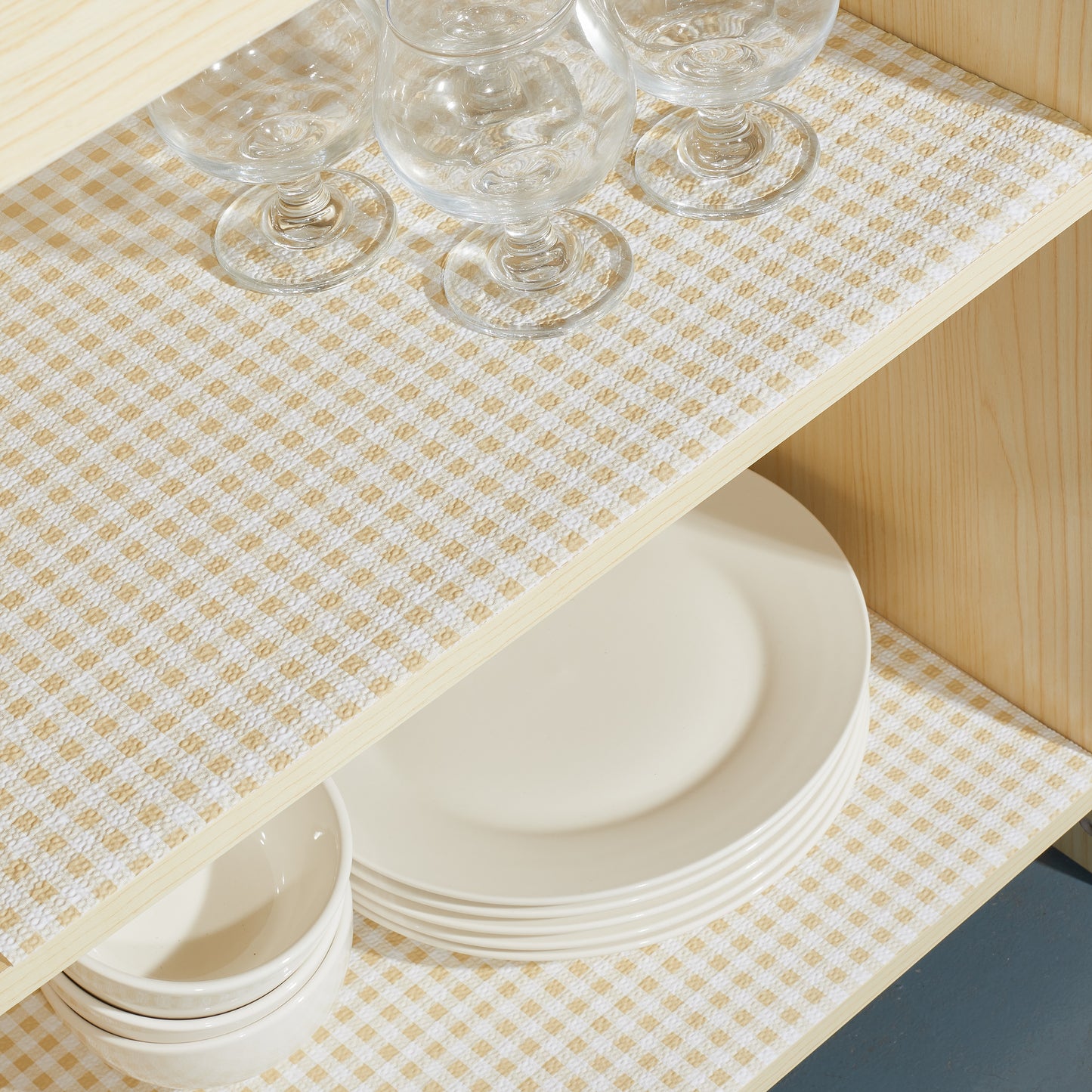 Con-Tact® Brand Grip Prints™, Non-Adhesive, Khaki Plaid