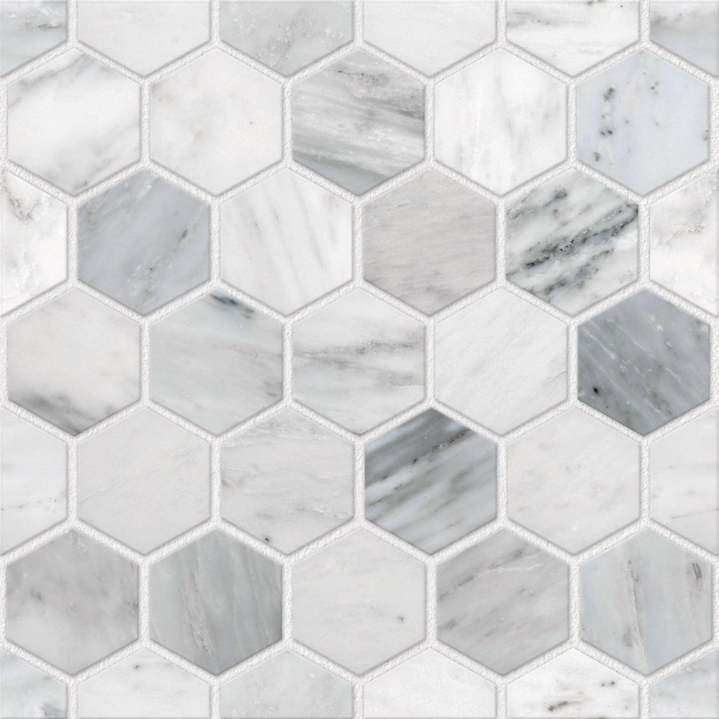 Con-Tact® Brand Deco Squares Marble Hexagon, Self-Adhesive