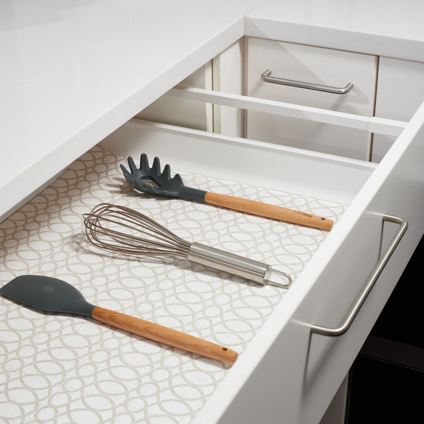 Con-Tact® Brand Grip Prints™, Non-Adhesive, Moderna Khaki