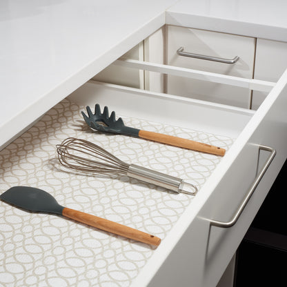 Con-Tact® Brand Grip Prints™, Non-Adhesive, Moderna Khaki