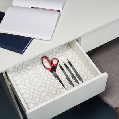 Con-Tact® Brand Grip Prints™, Non-Adhesive, Moderna Khaki