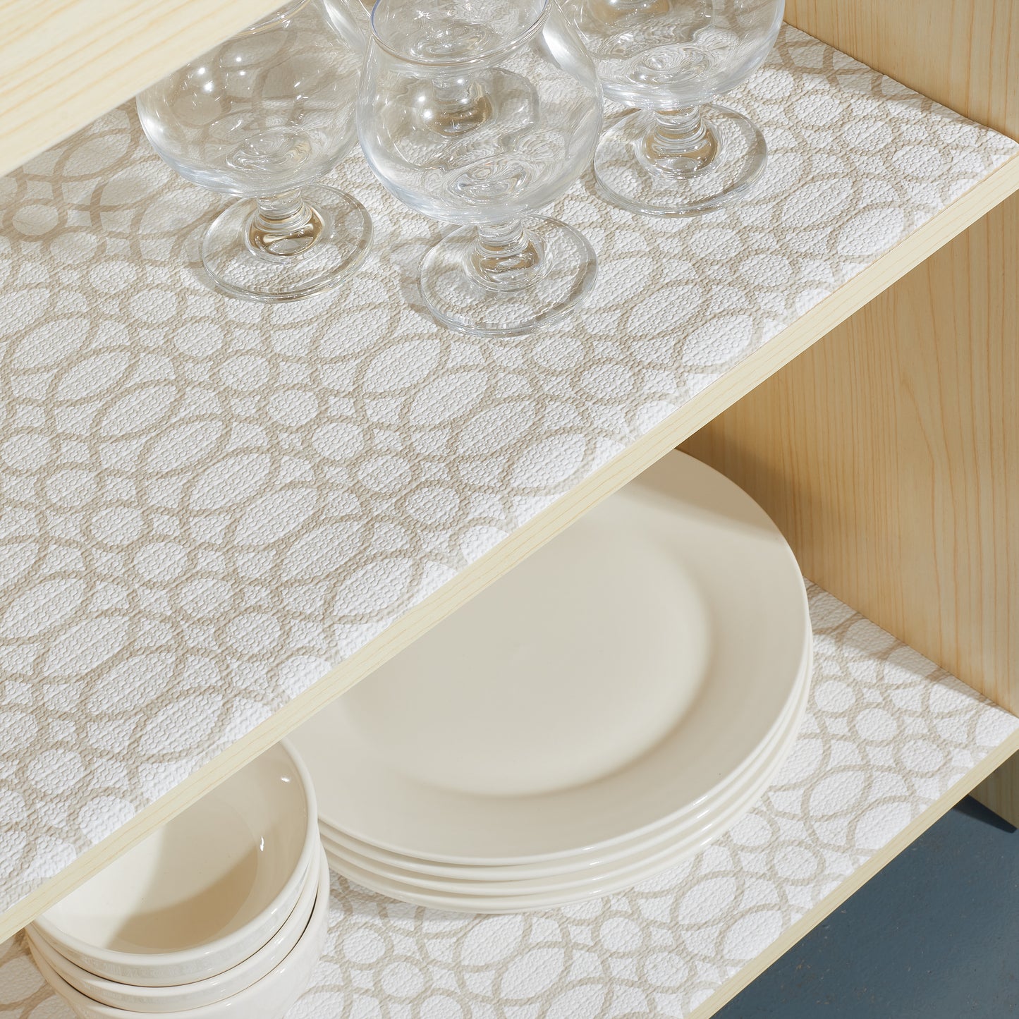 Con-Tact® Brand Grip Prints™, Non-Adhesive, Moderna Khaki