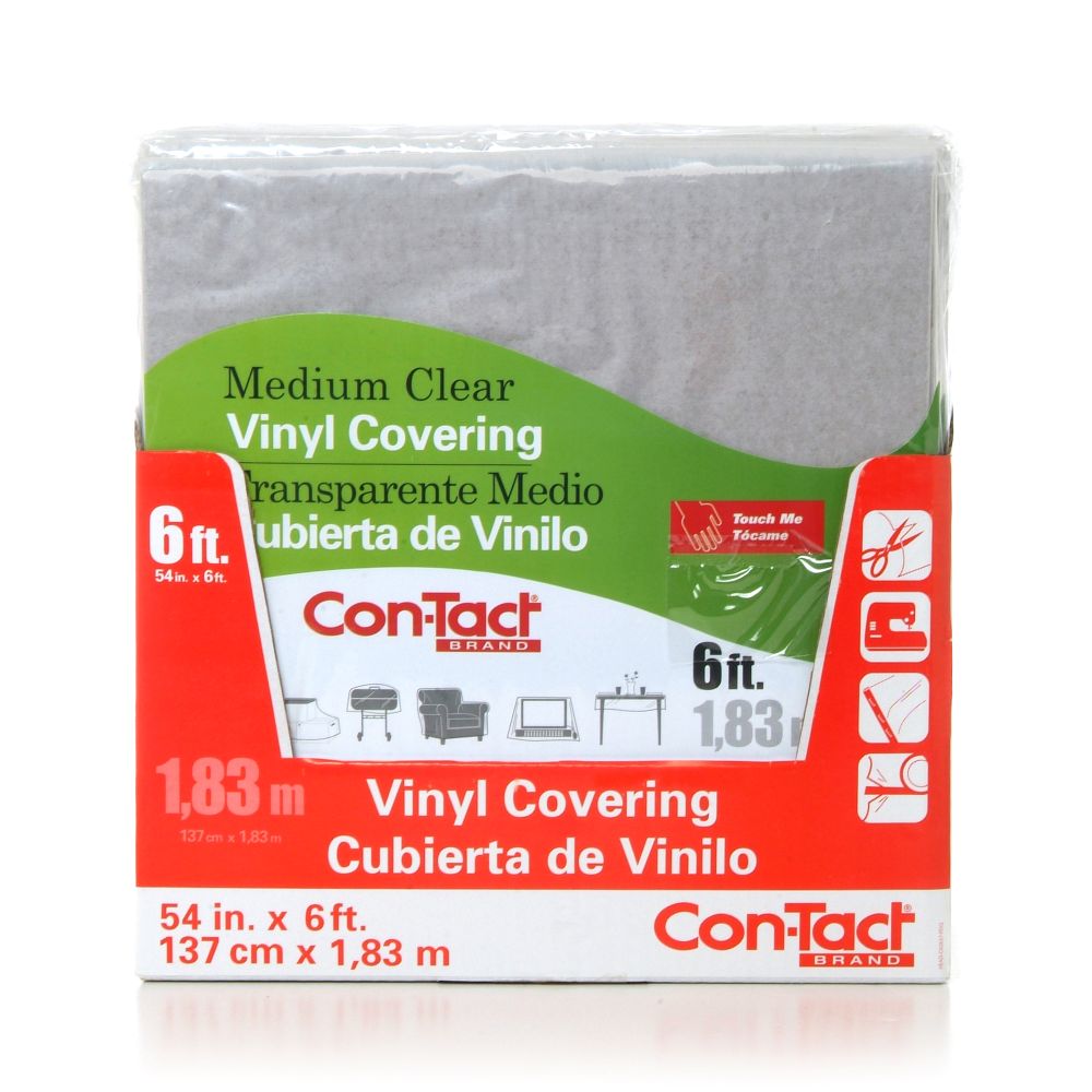 Con-Tact® Brand Yard Goods – Non-Adhesive Surface Protection, Clear Medium