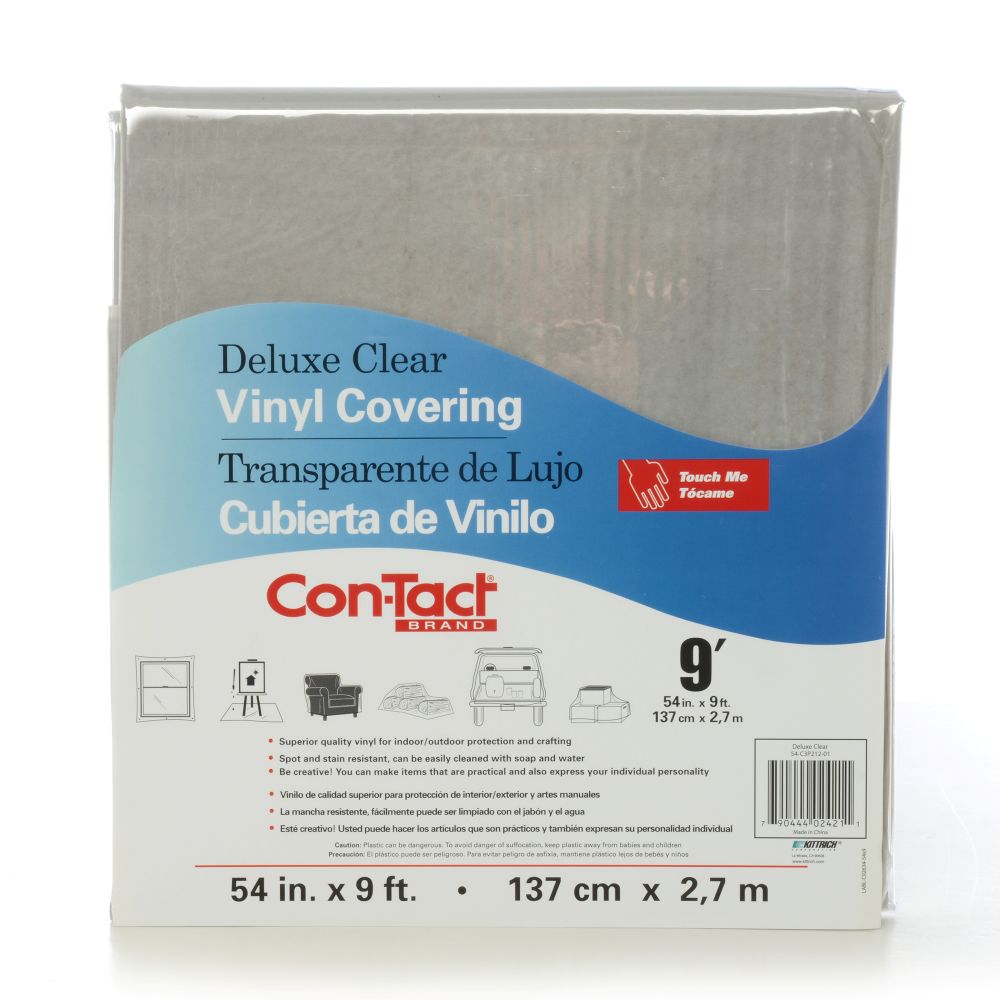 Con-Tact® Brand Yard Goods – Non-Adhesive Surface Protection, Clear Deluxe