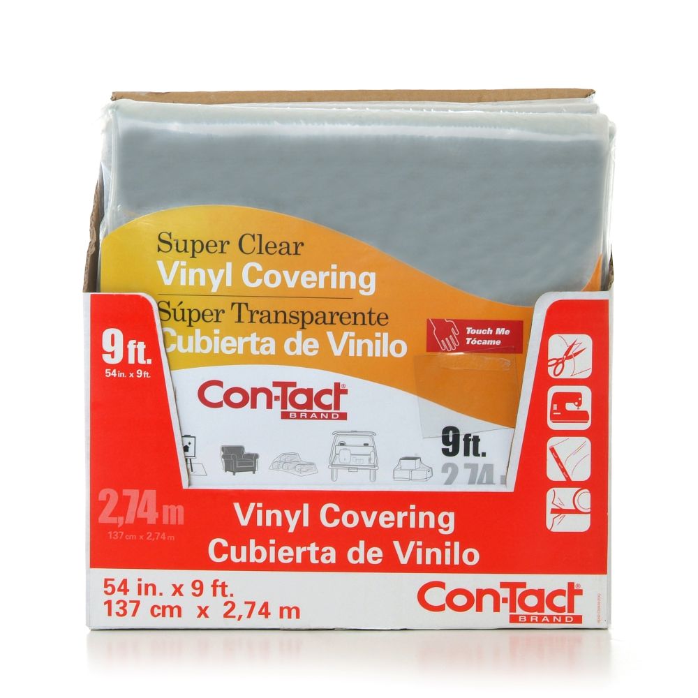 Con-Tact® Brand Yard Goods – Non-Adhesive Surface Protection, Clear Super