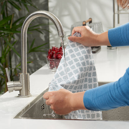 Con-Tact® Brand Grip Prints™, Non-Adhesive, Talisman Glacier Gray