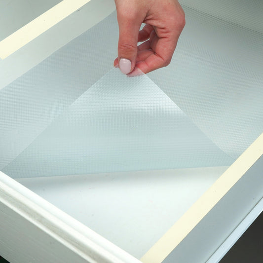 Con-Tact® Brand Shelf Liner, Non-Adhesive Clear Diamonds