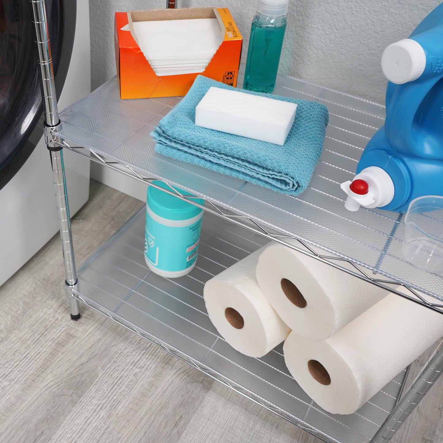 Con-Tact® Brand Simple Elegance – Non-Adhesive Shelf Liner, Clear Diamonds