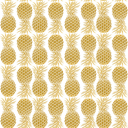 Con-Tact® Brand Grip Prints™, Non-Adhesive, Gold Pineapple