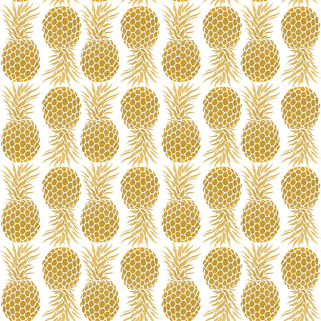 Con-Tact® Brand Grip Prints™ Gold Pineapple