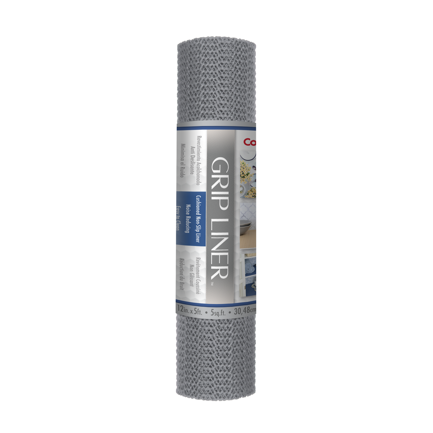 Con-Tact® Brand Grip – Grip Shelf Liner, Alloy