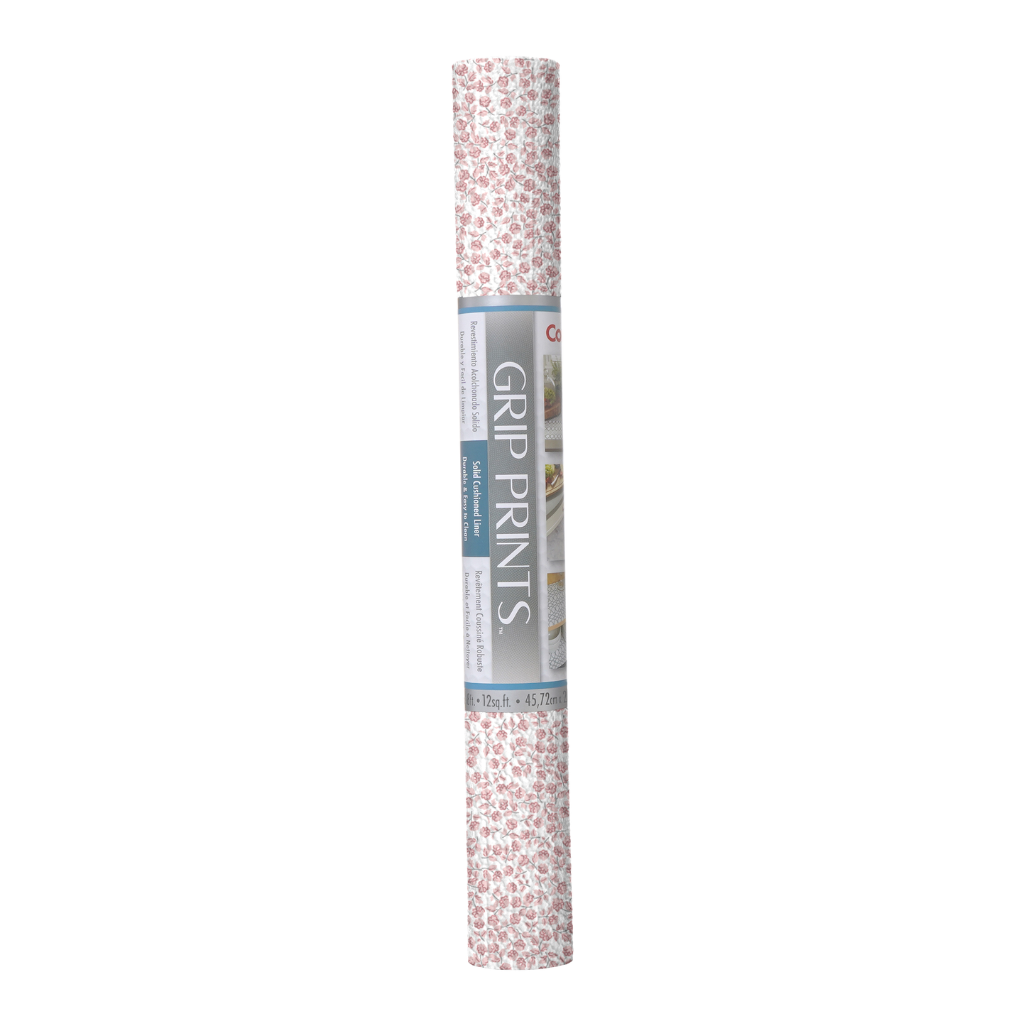 Con-Tact® Brand Grip Prints Premium™, Non-Adhesive, Ashley Dusty Pink