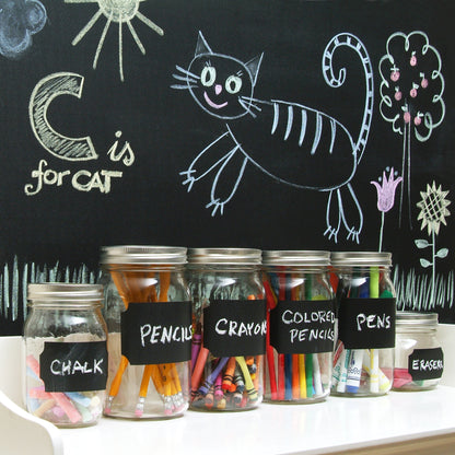 Creative Covering™, Peel & Stick, Easy to Use, Removable Self-Adhesive - Solid Color - Chalkboard