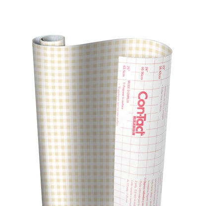 Con-Tact® Brand Creative Covering™ Khaki Plaid