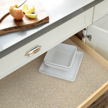 Con-Tact® Brand Creative Covering™ – Removable Self-Adhesive Shelf Liner, Beige Granite