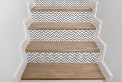 Con-Tact® Brand Creative Covering™ – Removable Self-Adhesive Shelf Liner, Textured Chevron Gray