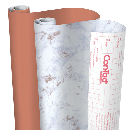 Serenity Collection Self Adhesive Duo-Packs, Serenity Coral/Metallic Marble