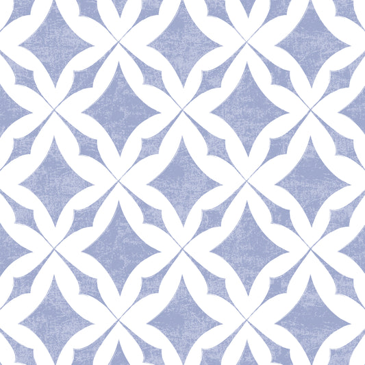 Con-Tact® Brand Creative Covering™ – Removable Self-Adhesive Shelf Liner, Vintage Trellis Denim Blue