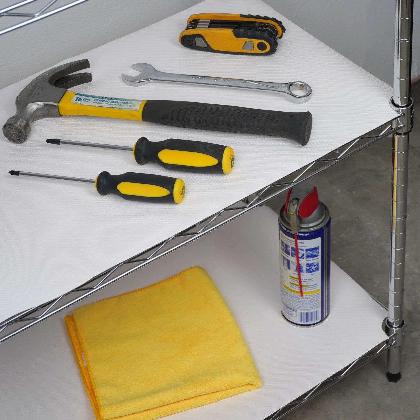 Con-Tact® Brand Simple Elegance – Non-Adhesive Shelf Liner, White Diamonds