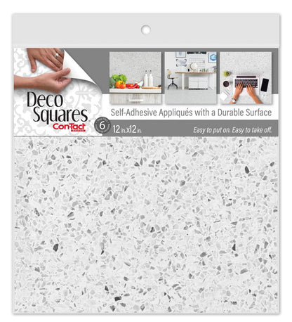 Con-Tact® Brand Deco Squares Terrazzo, Self-Adhesive