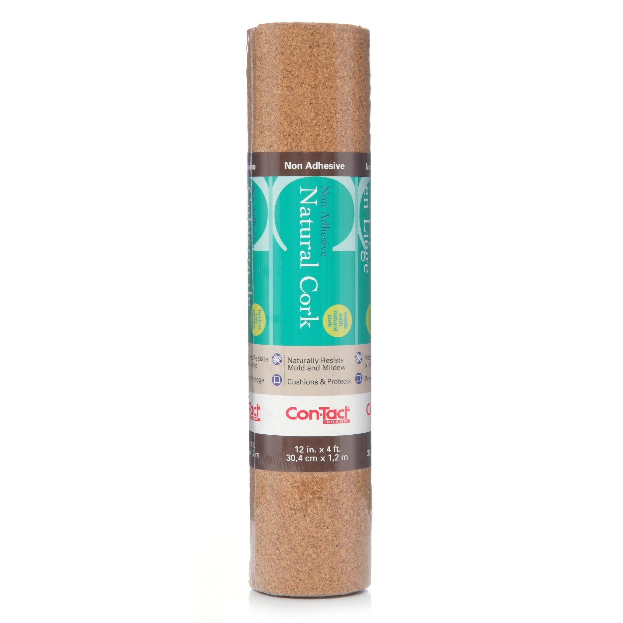 Con-Tact Brand Cork Roll, Self-Adhesive, 12 x 4